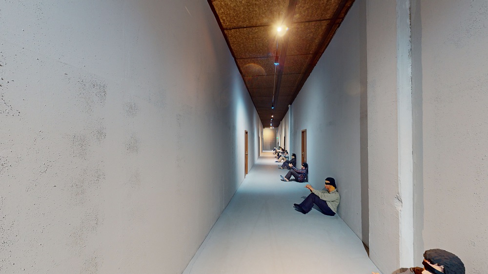 Replica of the “Death Corridor” in Gohardasht Prison